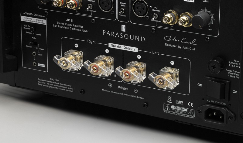 PARASOUND 推出全新立體聲道放大器 JC5