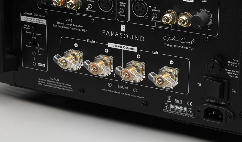 PARASOUND 推出全新立體聲道放大器 JC5 PARASOUND 推出全新立體聲道放大器 JC5