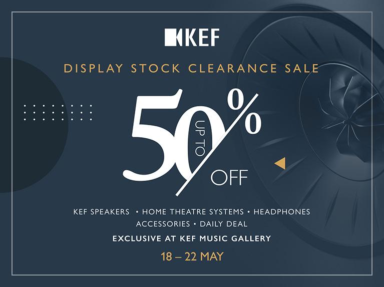 KEF MUSIC GALLERY 陳列品特賣週 KEF MUSIC GALLERY 陳列品特賣週