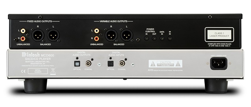 McIntosh 推出全新 MCD600 SACD / CD 播放器