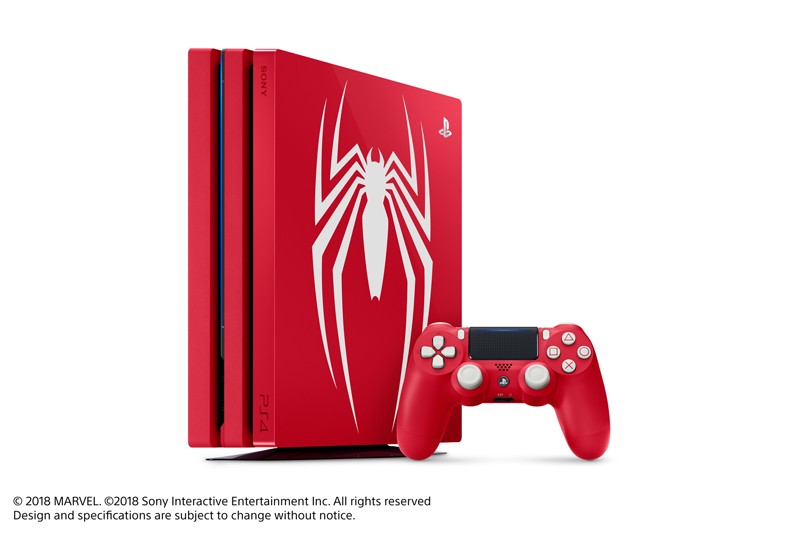 《漫威蜘蛛俠》特別設計 PS4 Pro 主機 9 月 7 日同步登場