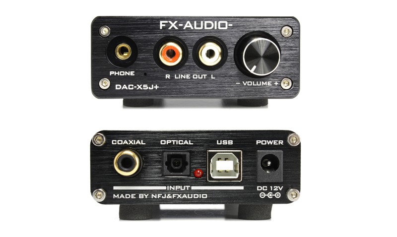 FX-AUDIO 推出具備 DAC 的耳機放大器 DAC-X5J+ FX-AUDIO 推出具備 DAC 的耳機放大器 DAC-X5J+
