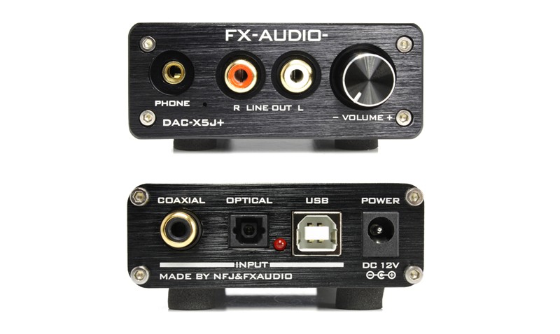 FX-AUDIO 推出具備 DAC 的耳機放大器 DAC-X5J+