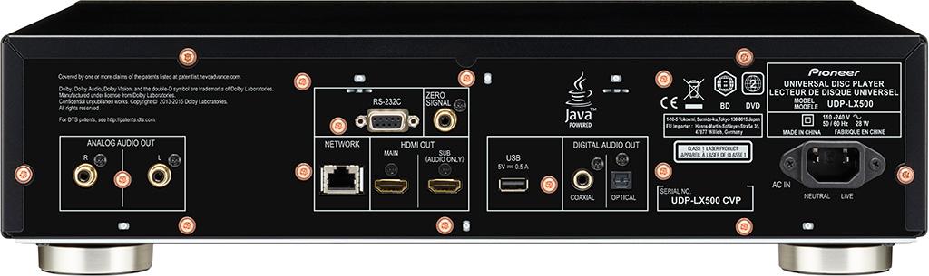 Pioneer UDP-LX500 4K UHD 藍光影碟播放機 Pioneer UDP-LX500 4K UHD 藍光影碟播放機