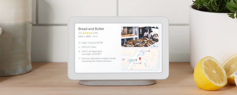 Google 即將推出全新具顯示屏的智能喇叭 Home Hub