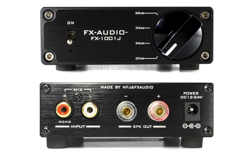 FX-AUDIO 推出全新小型單聲道放大 FX-1001J