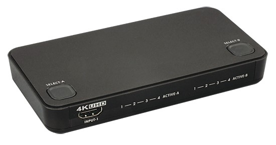 RATOC Systems 推出全新四入二出的 4K HDMI 選擇器 RS-HDSW42-4K RATOC Systems 推出全新四入二出的 4K HDMI 選擇器 RS-HDSW42-4K