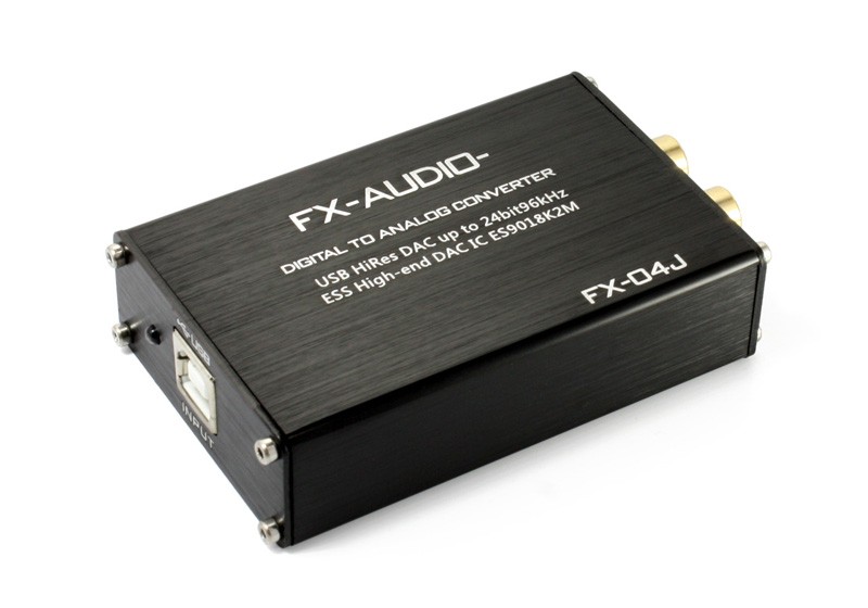 ESS「ES9018K2M」DAC 晶片植入，FX-AUDIO 推出全新小型 USB 解碼 FX-04J