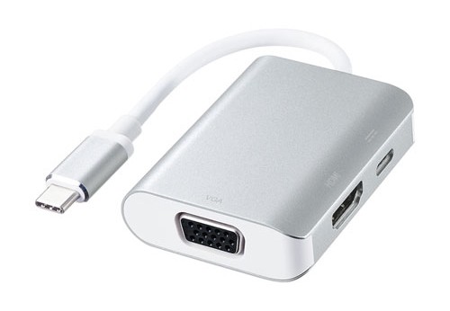 Sanwa Supply 推出全新 USB-C > HDMI / VGA 轉換器 AD-ALCHV Sanwa Supply 推出全新 USB-C > HDMI / VGA 轉換器 AD-ALCHV