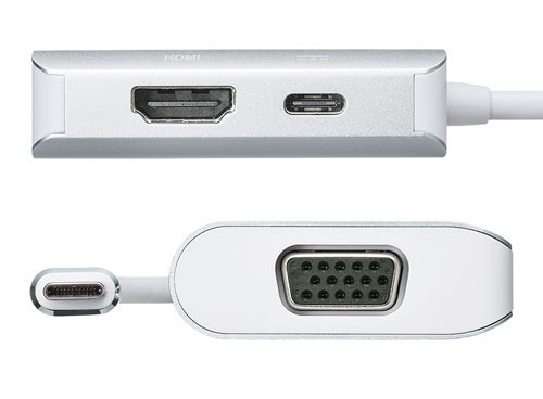 Sanwa Supply 推出全新 USB-C > HDMI / VGA 轉換器 AD-ALCHV