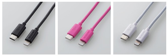MFi 認證，Elecom 推出 MPA-CL系列 USB-C 轉換 Lightning 線材