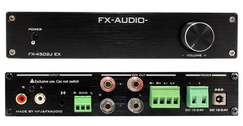 FX-AUDIO 推出全新後級放大器 FX-4502J EX FX-AUDIO 推出全新後級放大器 FX-4502J EX