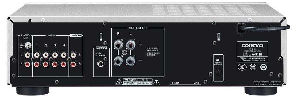 Onkyo A-9110 合併立體聲擴音機 帶來豐富而溫暖的音色 Onkyo A-9110 合併立體聲擴音機 帶來豐富而溫暖的音色