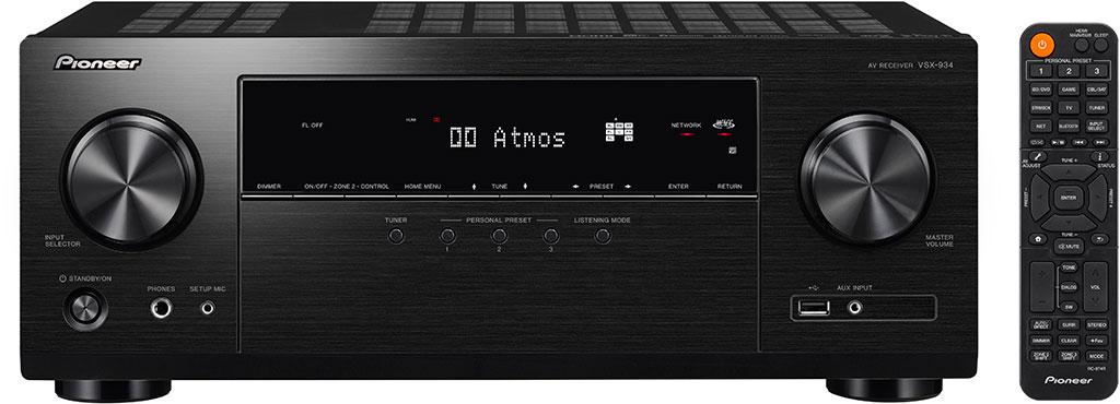全新多聲道 AV 擴音機 Pioneer VSX-934