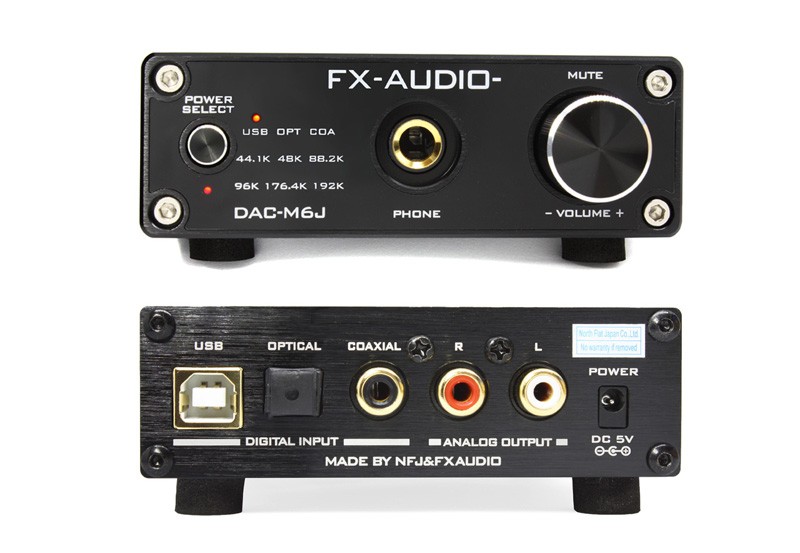 FX-AUDIO 推出全新 DAC / 耳機放大器 DAC-M6J FX-AUDIO 推出全新 DAC / 耳機放大器 DAC-M6J