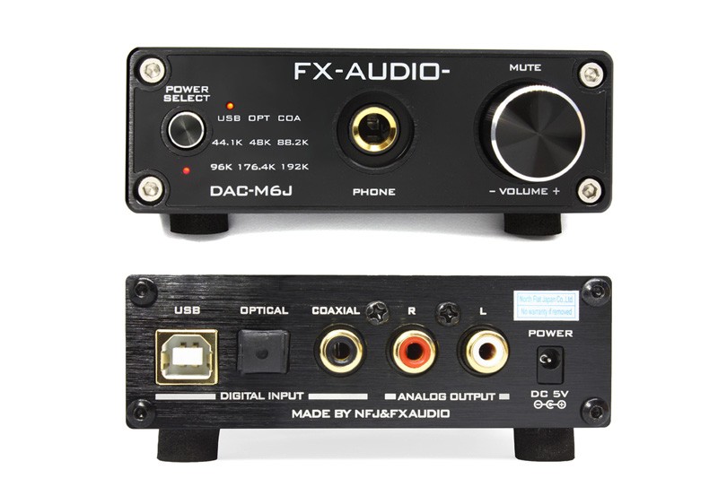 FX-AUDIO 推出全新 DAC / 耳機放大器 DAC-M6J