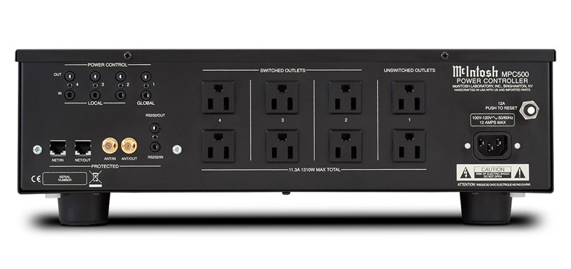 為器材提供最佳防護,McIntosh 推出了高性能電源控制器 MPC500 為器材提供最佳防護,McIntosh 推出了高性能電源控制器 MPC500