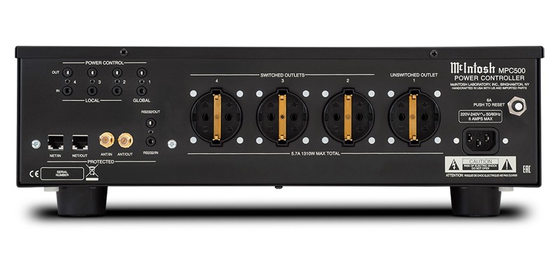 為器材提供最佳防護,McIntosh 推出了高性能電源控制器 MPC500 為器材提供最佳防護,McIntosh 推出了高性能電源控制器 MPC500
