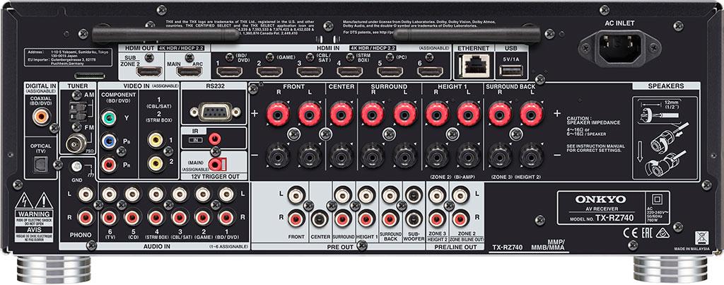 Onkyo 高級 RZ 影音擴音機系列 TX-RZ840 / TX-RZ740 Onkyo 高級 RZ 影音擴音機系列 TX-RZ840 / TX-RZ740