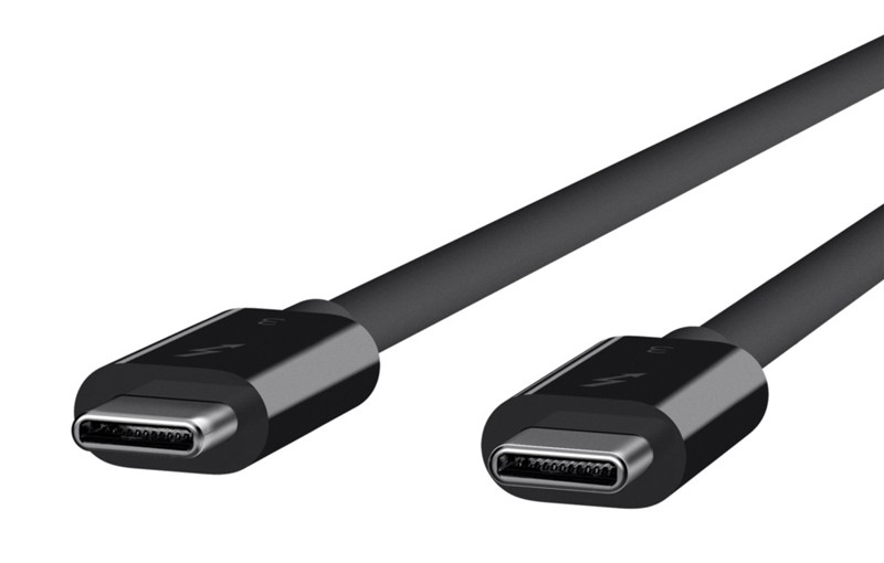 Belkin 推出全新 0.8m 長度的高傳輸速率 Thunderbolt™ 3 線材