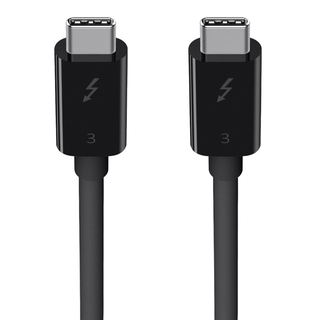 Belkin 推出全新 0.8m 長度的高傳輸速率 Thunderbolt™ 3 線材