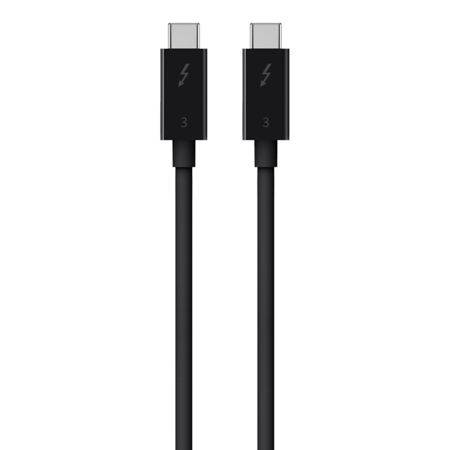 Belkin 推出全新 0.8m 長度的高傳輸速率 Thunderbolt™ 3 線材