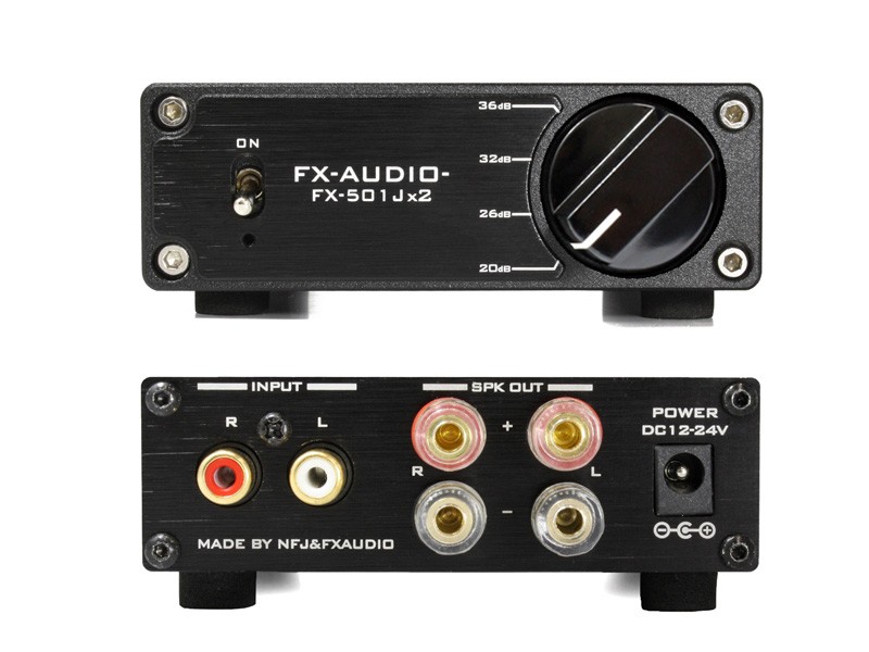 FX-AUDIO 推出全新小型後級放大器 FX-501Jx2 FX-AUDIO 推出全新小型後級放大器 FX-501Jx2