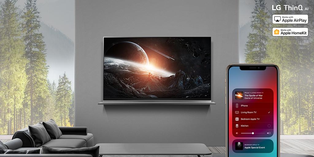 LG 2019 ThinQ AI 電視系列正式支援 Apple AirPlay 2 LG 2019 ThinQ AI 電視系列正式支援 Apple AirPlay 2