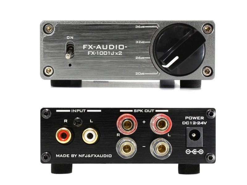 FX-Audio 推出全新立體聲道放大器 FX-1001Jx2