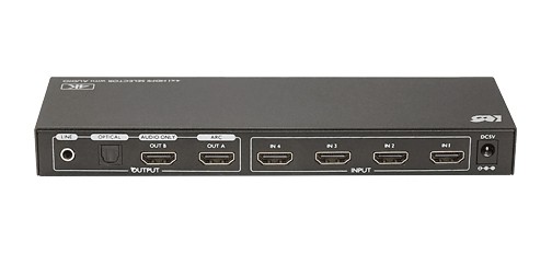 RATOC Systems 推出全新 HDMI 聲畫分離器 RP-HDSW41A-4K