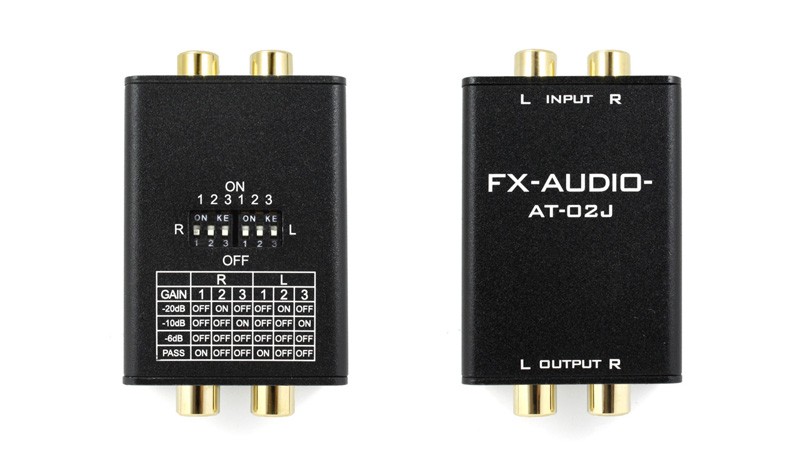 FX-AUDIO 推出高精度音頻衰減器 AT-02J