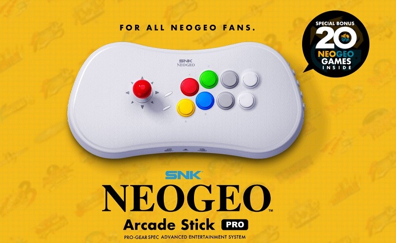 主機 + Joy Stick + 遊戲一體化,SNK 推出 NEOGEO Arcade Stick Pro 主機 + Joy Stick + 遊戲一體化,SNK 推出 NEOGEO Arcade Stick Pro