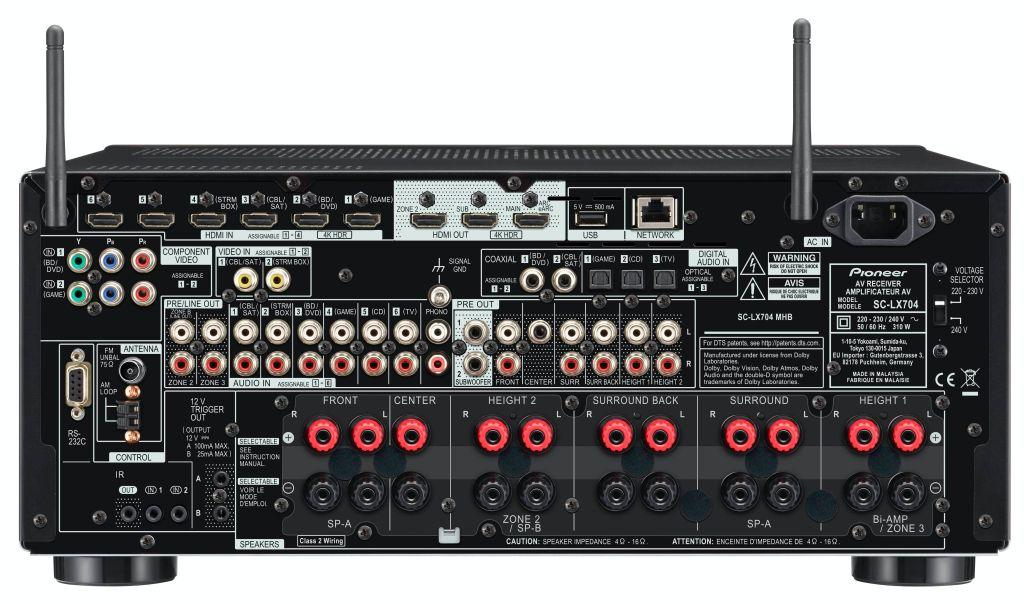 「快、狠、準」家庭影院音效新指標 Pioneer SC-LX704 「快、狠、準」家庭影院音效新指標 Pioneer SC-LX704