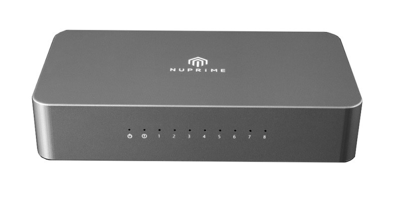 NuPrime 推出音響專用的 SW-8 Network Switch NuPrime 推出音響專用的 SW-8 Network Switch