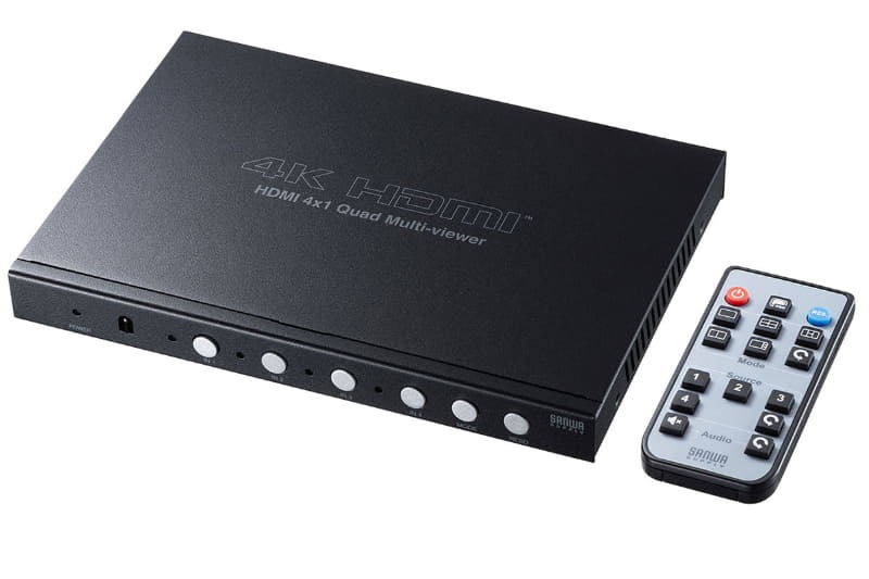 四組不同訊源同時顯示,Sanwa 推出屏幕分割顯示器 SW-UHD41MTV 四組不同訊源同時顯示,Sanwa 推出屏幕分割顯示器 SW-UHD41MTV