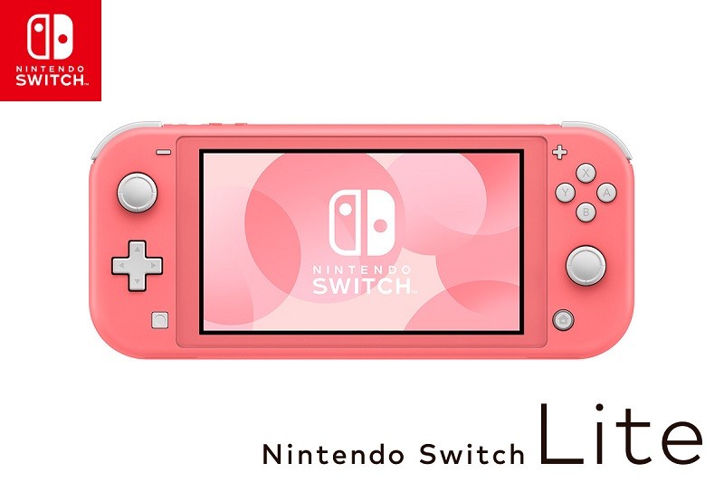 粉色登場，任天堂將為 Nintendo Switch Lite 增加全新色彩「珊瑚色」