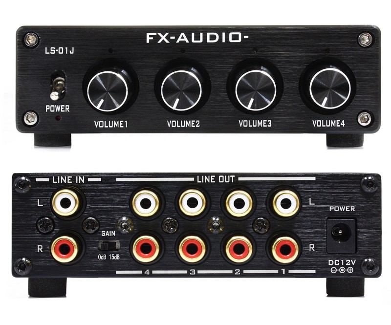 FX-Audio 推出全新四聲道分配 / 前級放大器 LS-01J