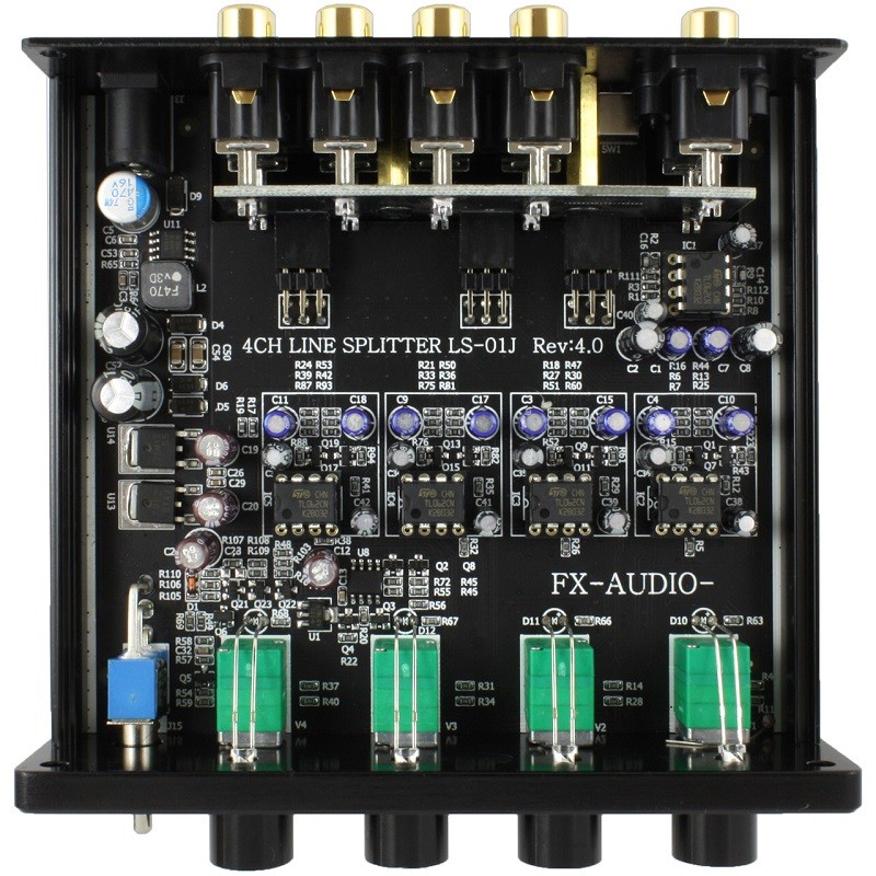 FX-Audio 推出全新四聲道分配 / 前級放大器 LS-01J