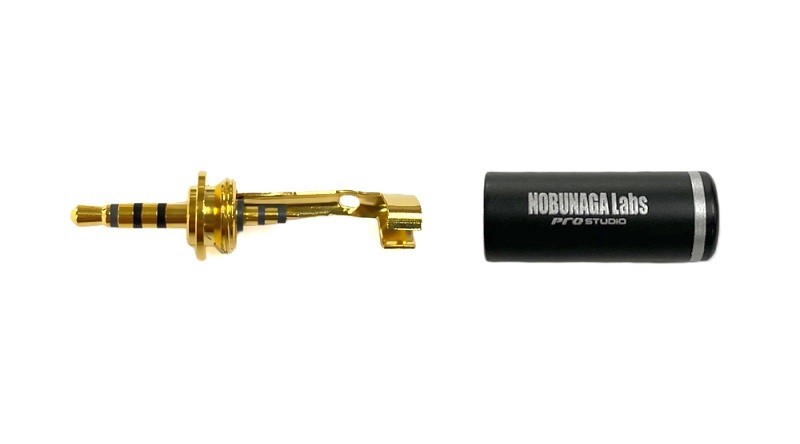 NOBUNAGA Labs 推出 DIY 用四極 2.5mm 鍍金插頭 NLP-PRO-TP2.5/4