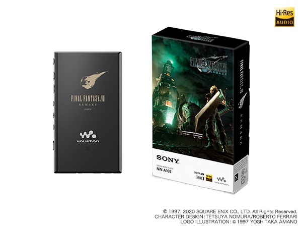 Sony 宣布推出 Final Fantasy VII Remake 限定版本 NW-A100 系列 Walkman