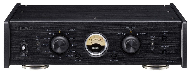 TEAC 推出 Reference 系列全平衡唱頭放大器 PE-505