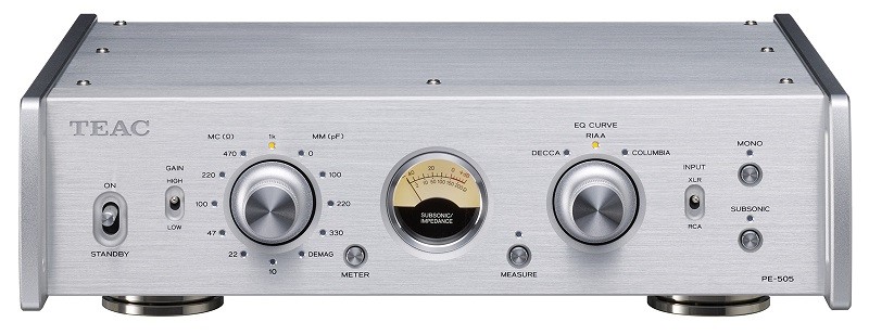 TEAC 推出 Reference 系列全平衡唱頭放大器 PE-505