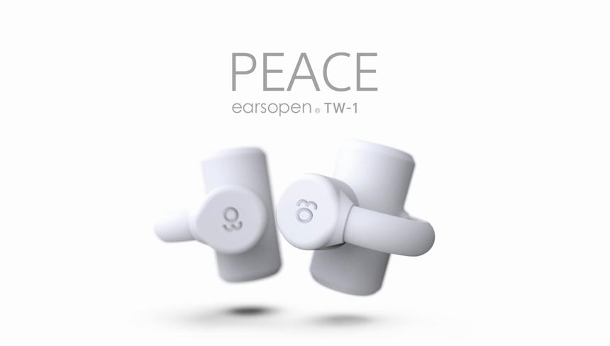 世界首款真 · 無線骨傳導耳機 earsopen® PEACE TW-1