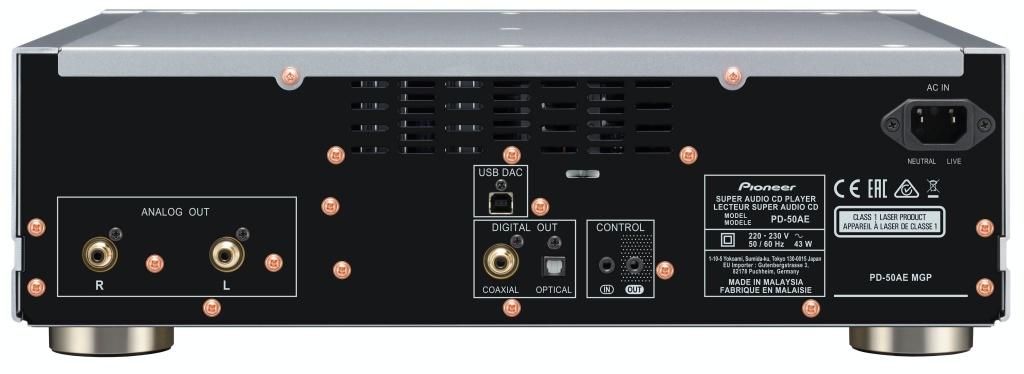 帶來錄音室母帶質素之 SACD 及 MQA 高傳真重播 Pioneer PD-50AE 帶來錄音室母帶質素之 SACD 及 MQA 高傳真重播 Pioneer PD-50AE