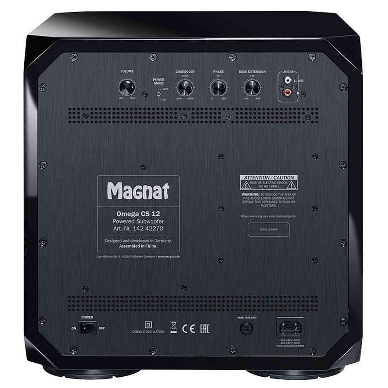 德意志表現,Magnat 推出全新有源超低音喇叭 Omega CS 12 德意志表現,Magnat 推出全新有源超低音喇叭 Omega CS 12