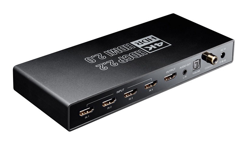 Sanwa Supply 推出全新四入一出 HDMI 選擇器 400-SW033 Sanwa Supply 推出全新四入一出 HDMI 選擇器 400-SW033
