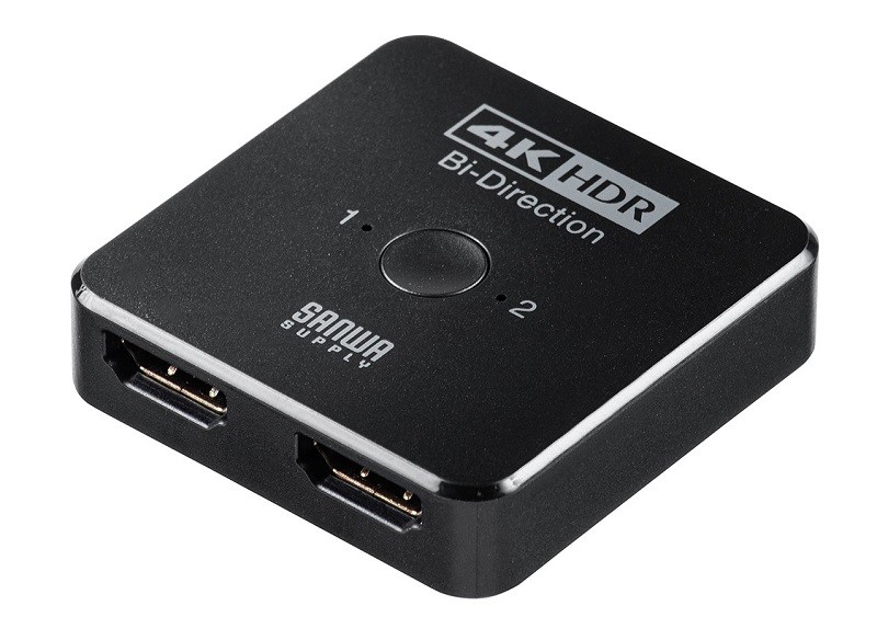 Sanwa Supply 推出支援 4K / 60p 雙向 HDMI 選擇器 400-SW034 Sanwa Supply 推出支援 4K / 60p 雙向 HDMI 選擇器 400-SW034