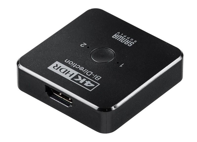Sanwa Supply 推出支援 4K / 60p 雙向 HDMI 選擇器 400-SW034 Sanwa Supply 推出支援 4K / 60p 雙向 HDMI 選擇器 400-SW034
