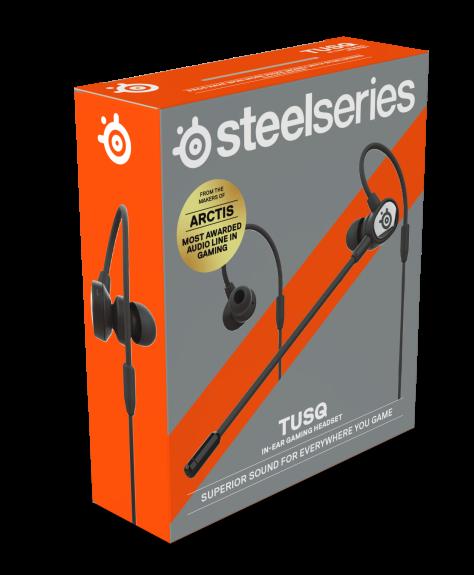 SteelSeries 推出全新 Tusq 入耳式手遊電競耳機