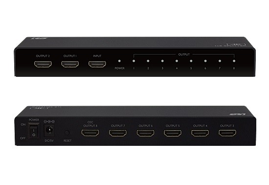 RATOC Systems 推出 1 入 8 出的 4K HDMI 分線器 RS-HDSP8P-4K RATOC Systems 推出 1 入 8 出的 4K HDMI 分線器 RS-HDSP8P-4K